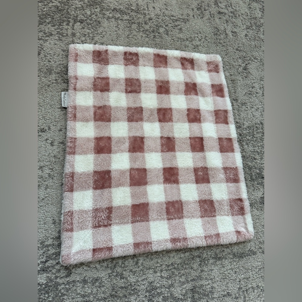 Minky Couture Rose Gold / Blush Baby Blanket – Super Soft Infant Size
